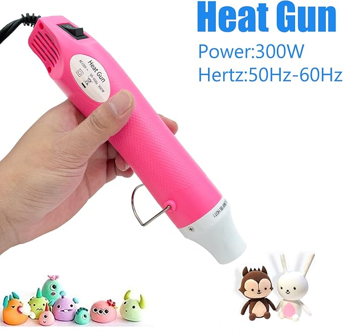 Heat Gun, Mini Hot Air Gun for DIY Crafts Portable Heat Air Gun Tool for - Image 5