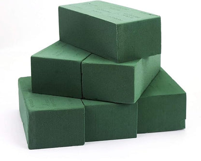 6 PCS Floral Foam Bricks, Florist Flower Foam Green Bricks Flower Arrangement by CCINEE