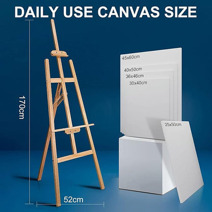 Stretched Canvases for Painting 4x4, 11x14 Inch 10-Pack, 10 oz Triple Primed - Image 6