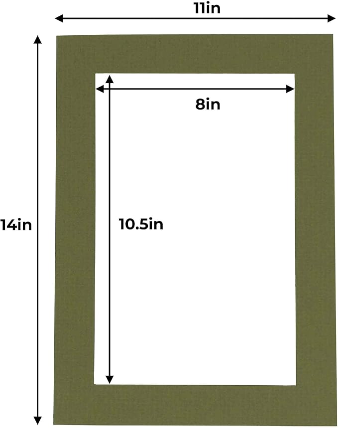 11x14 Mat for 8.5x11 Photo - Image 3
