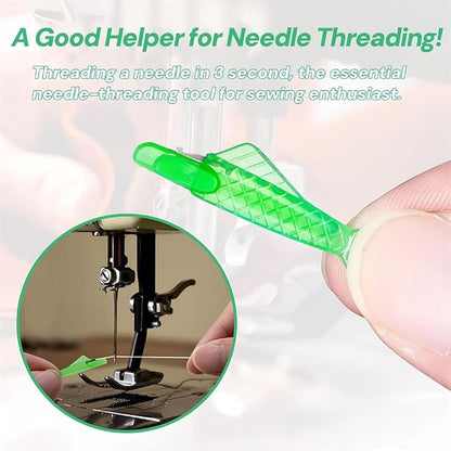 Fish Mouth Needle Threader for Sewing Machine, Quick Sewing Needle Threader Tool - Image 6