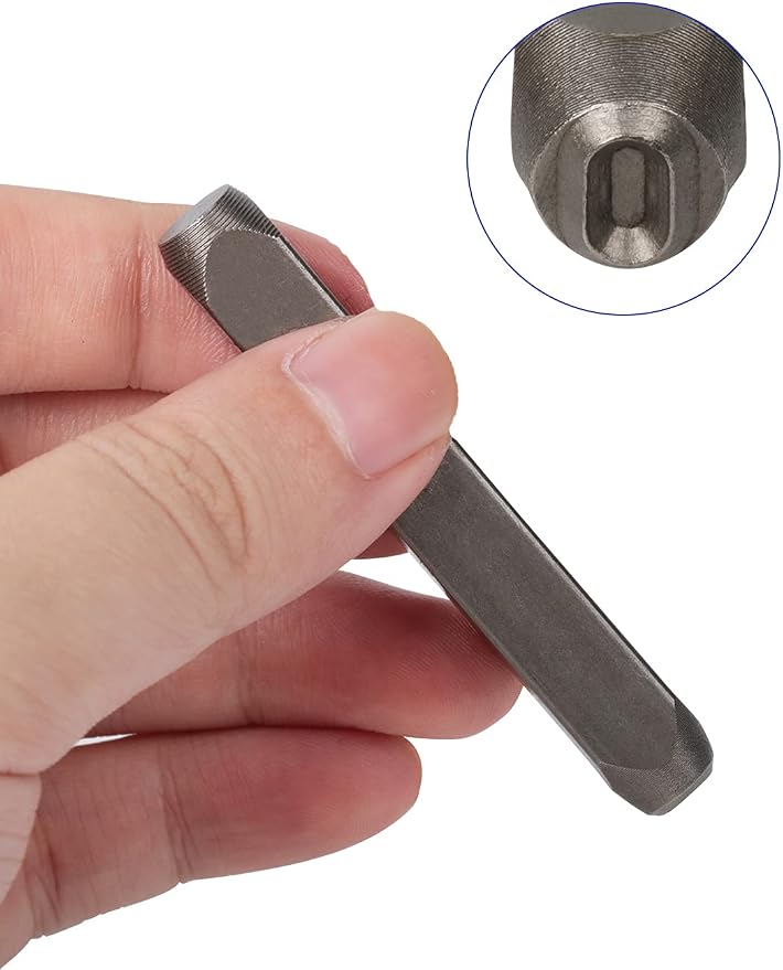 YKLP 1/4" Metal Number Stamps Set, 6mm Steel Number Punch DIY Tool - Image 2