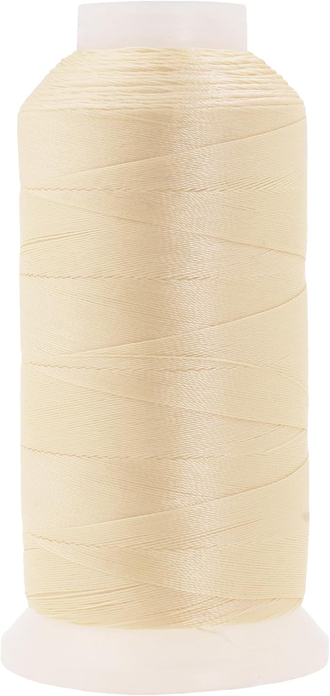 Mandala Crafts Ivory Heavy Duty Thread -1500 Yds Tex 70 Thread by MandalaCrafts