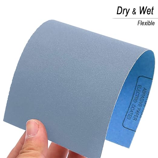 9x3.6 inch Sandpaper, 30 Sheet 5000 Grit Wet and Dry Sand Paper, Fine Precision - Image 4