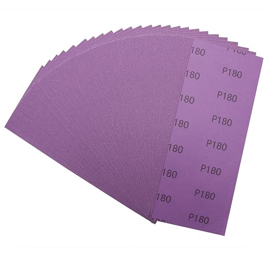 Sandpaper 180 Grit, Wet Dry Sanding Sheets, High Performance Ceramic Abrasive - Image 2