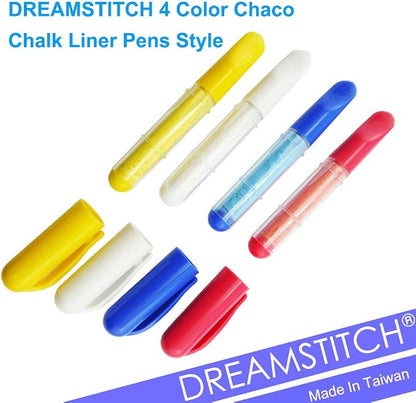 DREAMSTITCH 4 Color Chaco Chalk Liner Pens Style - Image 3