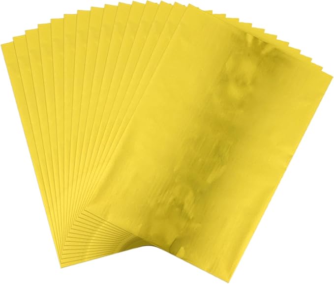 Briartw 20x29cm Hot Foil Paper 50 Sheets Pack Toner Reactive Foil Hot Stamping by Briartw