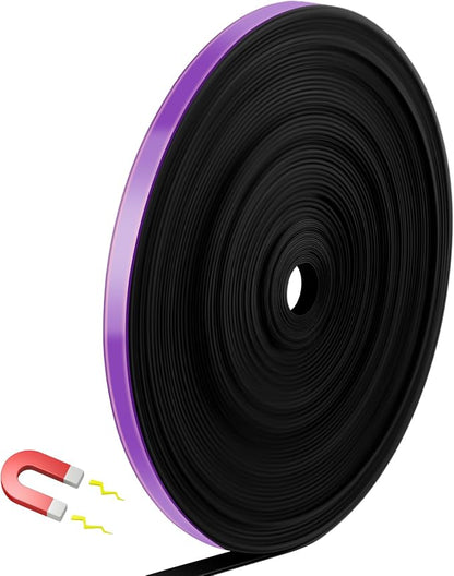 Magnetic Tape Roll Thin Strips, 0.39 Inch x 66 Feet Magnetic Board Dividers by Unknown