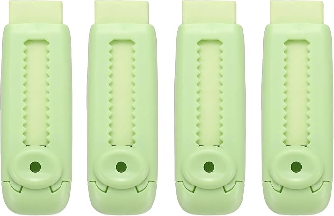 PATIKIL 4 Pack Erasers, Sliding Retractable Eraser Push Pull Cute Pencil by PATIKIL
