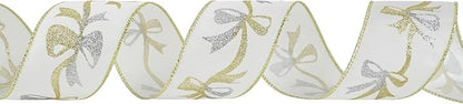 MEEDEE Gold & Silver Christmas Ribbon - Image 8
