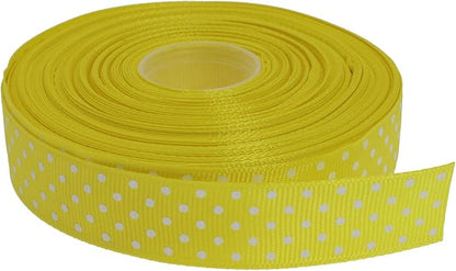 Polka Dot Grosgrain Ribbon 25 Yard Each Roll 100% Polyester by Unknown