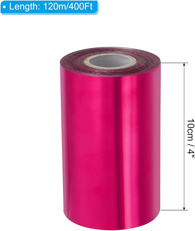 PATIKIL 4"x400Ft Hot Stamping Foil Paper, Heat Transfer Hot Stamping Paper Foil - Image 2