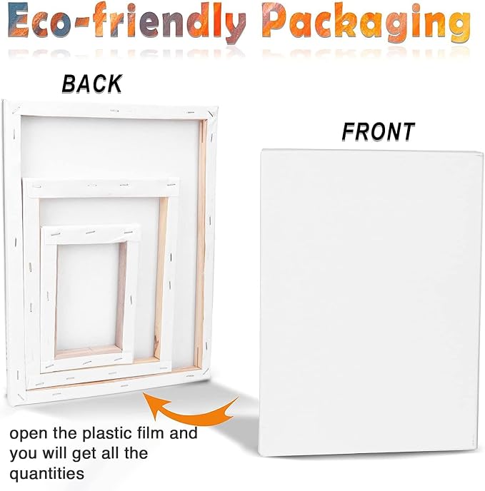 3 Pack Canvases for Painting - Image 2