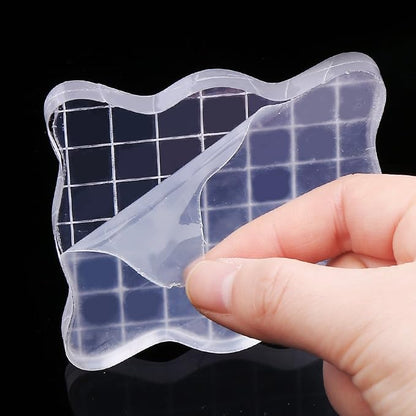 DECORA Acrylic Clear Rubber Stamping Blocks Set - Image 4