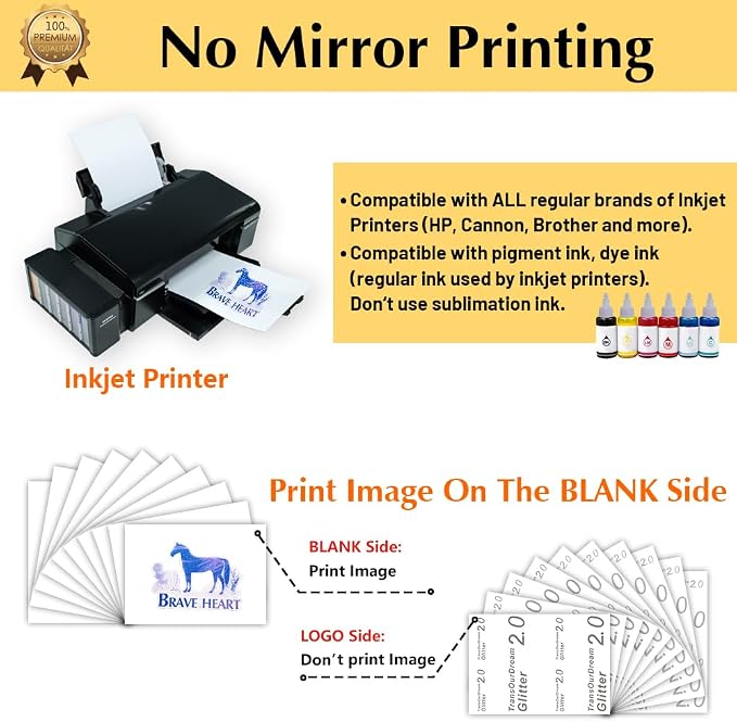 TransOurDream Glitter 2.0 Heat Transfer Paper - Image 6