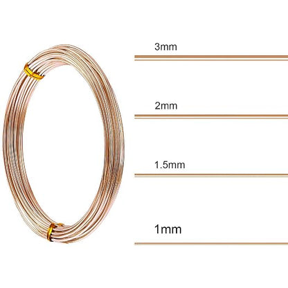 TecUnite Aluminum Craft Wire for Sculpting Armature Bendable Craft Wire for DIY - Image 4