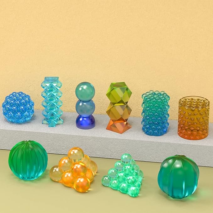 10 Pcs Geometric Candle Mold, Unique Candle Molds - Image 6