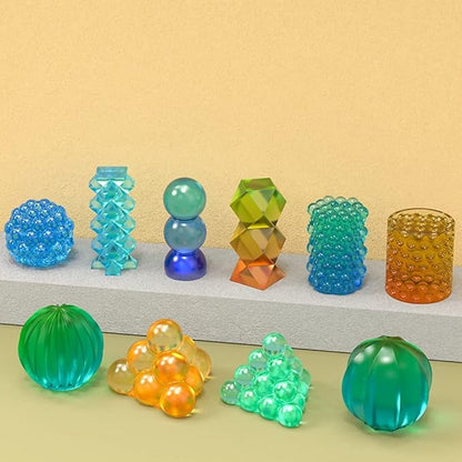 10 Pcs Geometric Candle Mold, Unique Candle Molds - Image 6