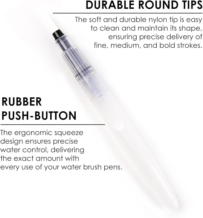 Grabie Watercolor Paint Set, 56 Colors Handheld Watercolor Set of Water Brush - Image 5