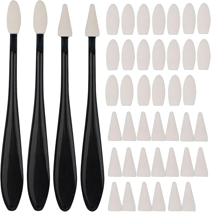 44 Pcs Blending Stumps & Sponge Wipers Set by AUVOTTOKA