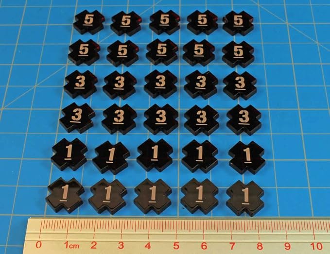 LITKO Wound Token Set Numbered 1, and 5, Compatible - Image 3
