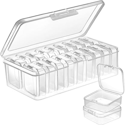 DUOFIRE 18 Pieces Plastic Bead Organizer, Craft Organizers and Storage Bead by DUOFIRE