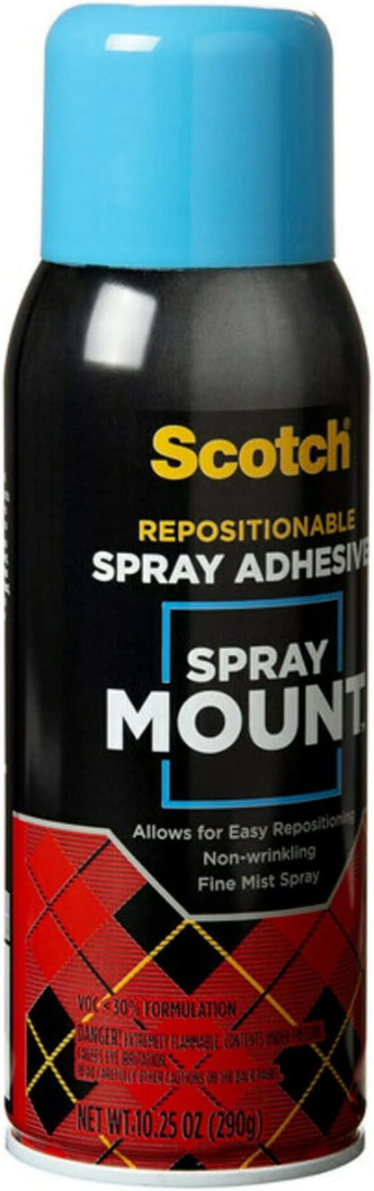 Scotch Spray Mount Repositionable Adhesive, 10.25 oz – Removable/Restickable - Image 3