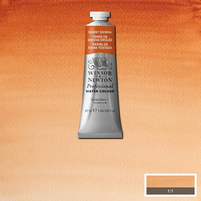 Winsor & Newton Professional Watercolor, 37ml Tube, Burnt Sienna - Image 7