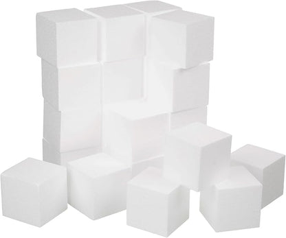 Crafare 2x2x2 Inch Foam Square Blocks 24Pack Mini Square Cubes - Image 5