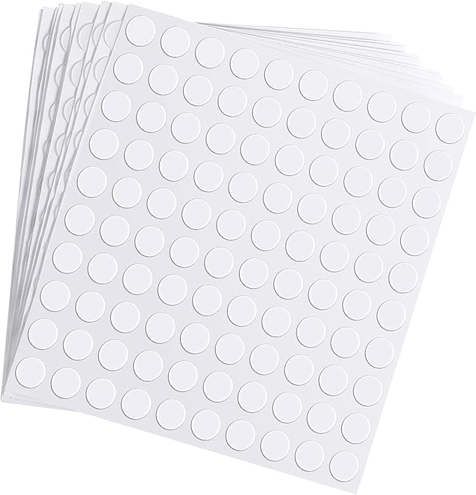 Zonon 1000 Pcs Double Sided Adhesive Dots Clear Glue Point Tape Stickers by Zonon