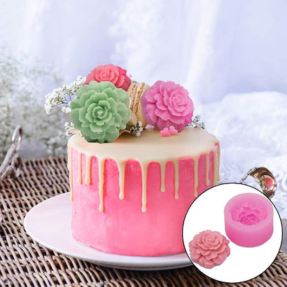 3D Carnation Candle Mold Flower Silicone Mold - Image 6
