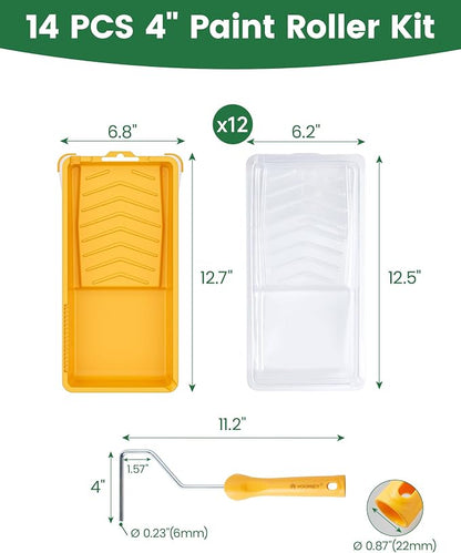 Voomey 4 Inch Paint Roller Tray - Image 5