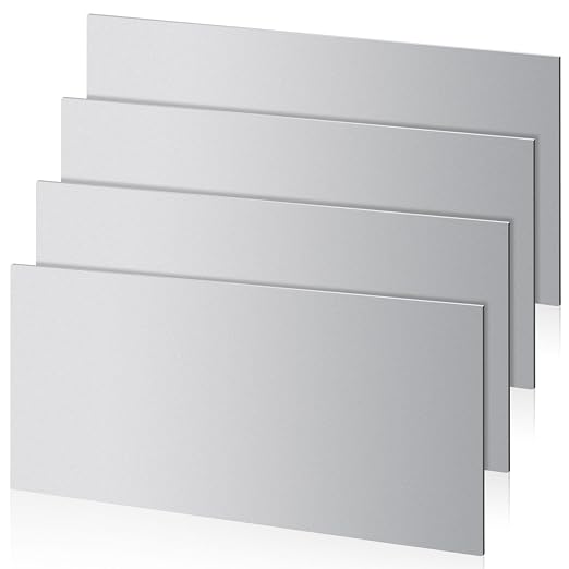 4 Pcs 20 Gauge Sheet Metal Plates, Weldable Steel Sheet Metal by ALFFUN