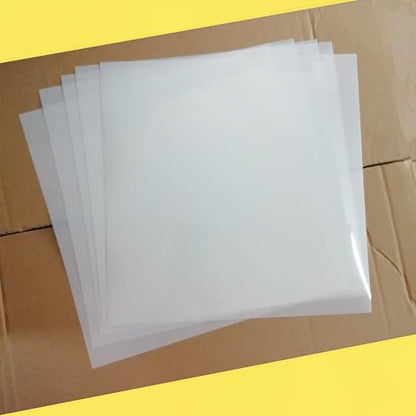BANLTRE 10 Sheets 10 mil Mylar Sheet 12 x 12 inch Milky Translucent PET Blank - Image 8