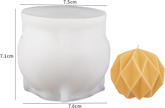 Diamond Ball Mold Ball Candle - Image 2