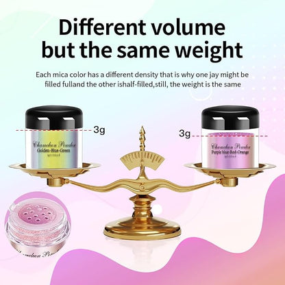 10 Colors Chameleon Mica Powder Color Shift Pigment Powder - Image 4