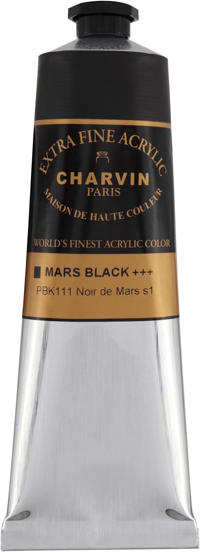 Charvin Extra Fine Professional Artist Acrylic Paint Colors, 150ml Mars Black by Unknown