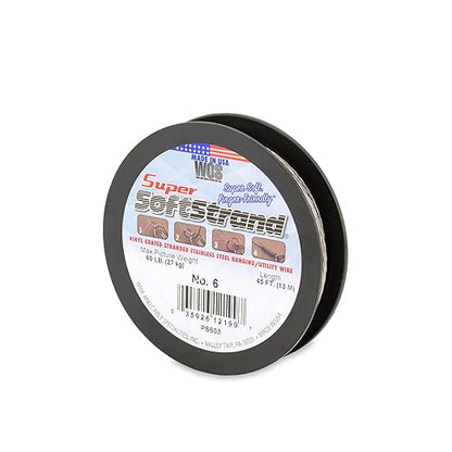 Super Softstrand, Vinyl-Coated Stranded Stainless Steel Picture Wrapping Wire by WCS