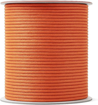 Mandala Crafts 2mm 109 Yards Salmon Cotton Waxed Cord by MandalaCrafts
