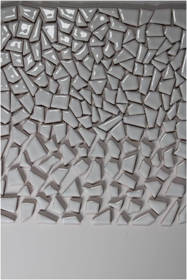 Ceramic Mosaic Tiles for Crafts & Art Projects 200 Grams Vibrant Colors Pieces - Image 10