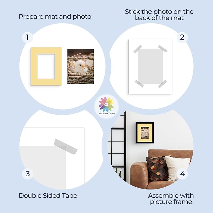 Mat Board Center, 8x10 for 5x7 Mixed Color Mats - Image 5