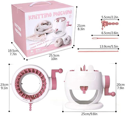 Umootek Sentro Knitting Machine, Knitting Board Rotating Double Loom, Smart - Image 8