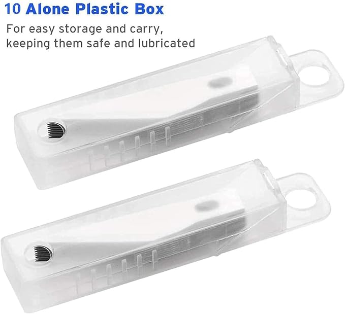 DIYSELF 1PCS Exacto Knife with Safety Cap and 20PCS Craft Precision Hobby Knife - Image 4