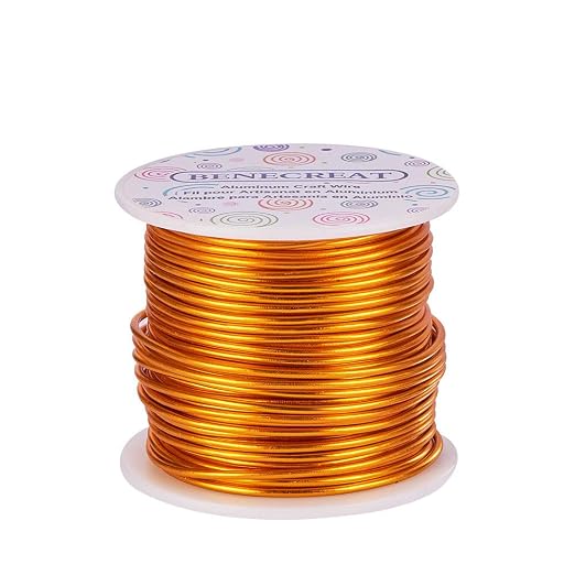 BENECREAT 12 17 18 Guage Aluminum Wire Anodized Jewelry Craft Making Beading by BENECREAT