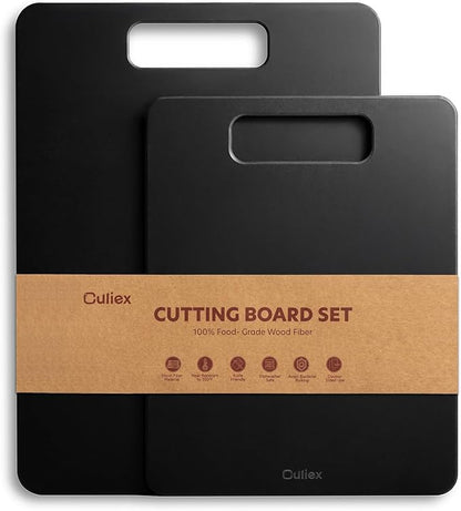 Cutting Boards for Kitchen, Wood Fiber Composite Cutting Board, Dishwasher Safe by Culiex