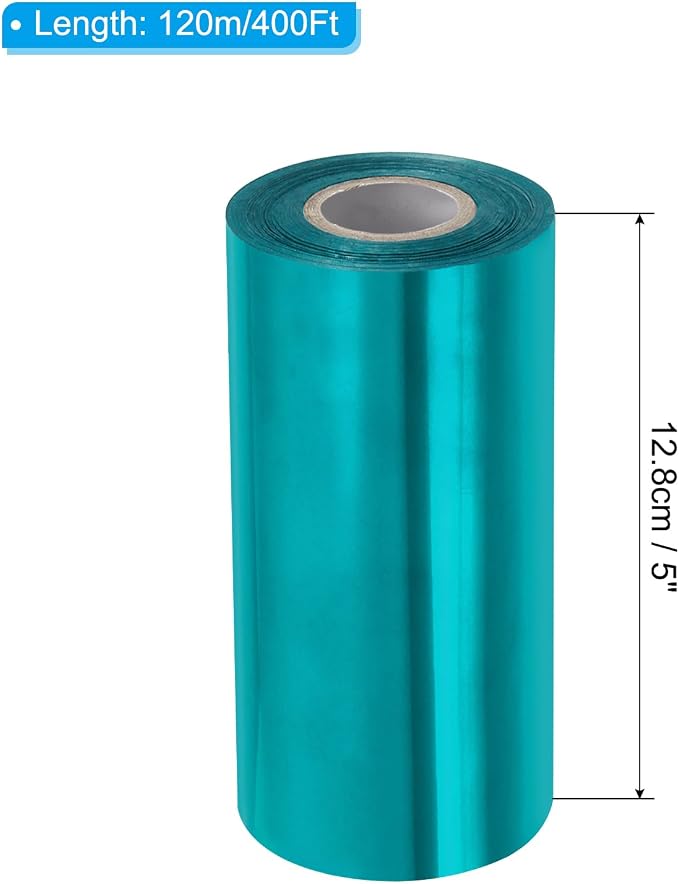PATIKIL 5"x400Ft Hot Stamping Foil Paper, Heat Transfer Hot Stamping Paper Foil - Image 2