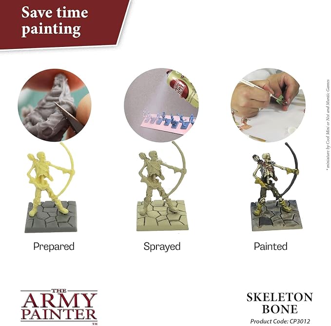 The Army Painter Color Primer Spray Paint, Skeleton Bone, 13.5oz - Image 2