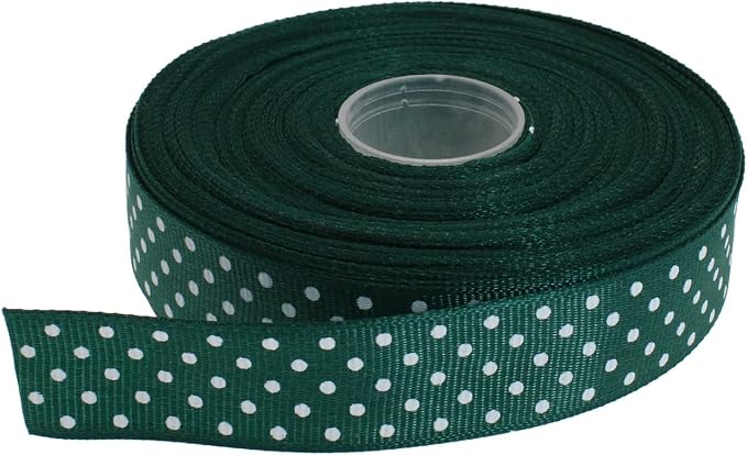 Polka Dot Grosgrain Ribbon 25 Yard Each Roll 100% Polyester by Unknown
