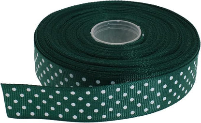 Polka Dot Grosgrain Ribbon 25 Yard Each Roll 100% Polyester by Unknown