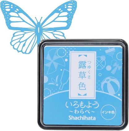 IROMOYO WARABE Stamp PAD, Small Traditional Japanese Ink Colour, Oil-Based Ink by Artline